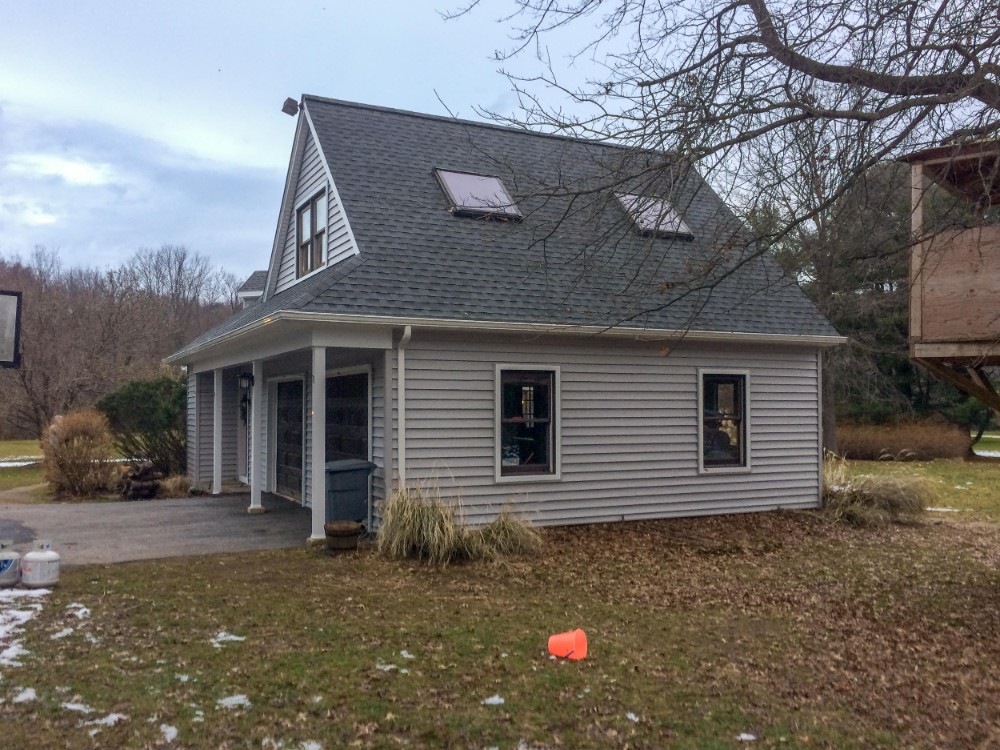 Siding job by Hillcrest Roofing & Siding