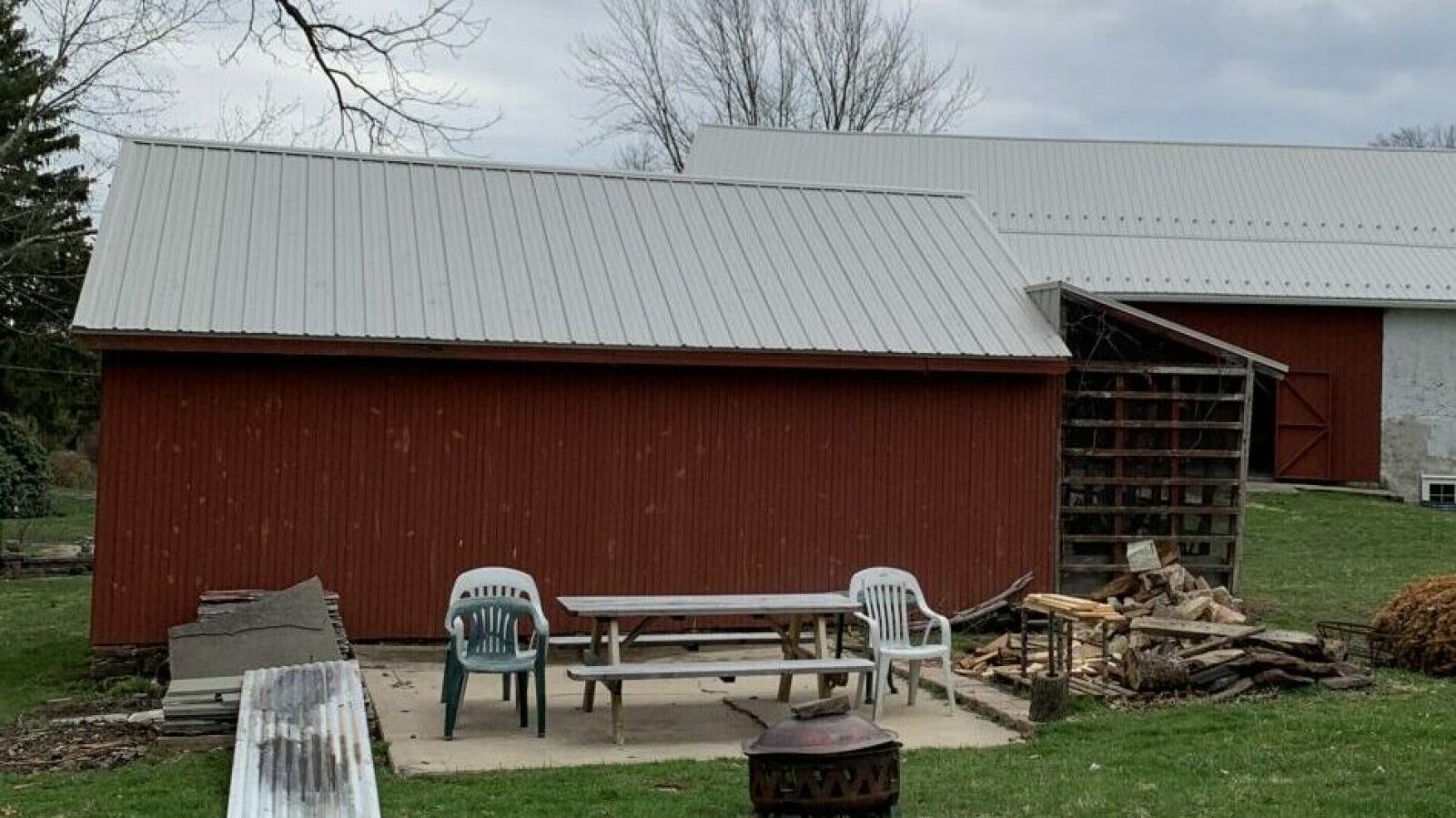 Corrugated metal roof installation, Color: Ash Gray, Ambler, PA