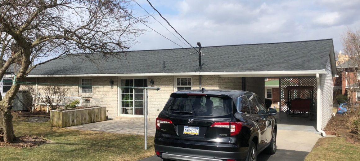 New shingles and gutters in Hershey, PA